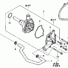 CBR900RR Водяной насос