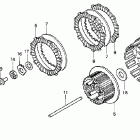 CR125R Сцепление