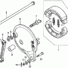 CB750 Задний тормоз