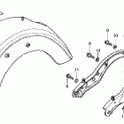VT1100C3 Заднее крыло