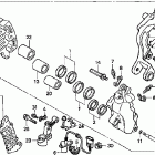 ST1100A Left front brake caliper (st1100a)