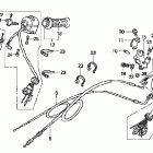 CMX250C Рулевые переключатели ,тросы и зеркала