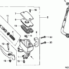VF750C Главный тормозной цилиндр - передний