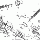 VT1100T Компоненты карбюратора