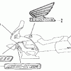 ST1100 Наклейки