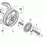 CB750 Переднее колесо