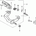 XR600R Подножки