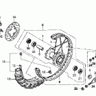 CR80RB Заднее колесо