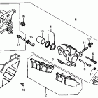 CR125R Задний суппорт тормозной