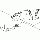 VT750CD Патрубки охлаждения