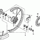 CR500R Переднее колесо
