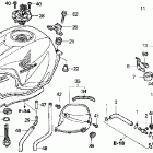 CBR600F4 Fuel tank ('99-'00)