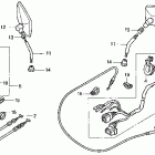 GL1500C Рулевые переключатели и троса