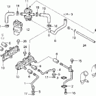 GL1500CF Шланги, трубки