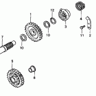 CR250R Кик стартер