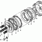 CR80RB Сцепление