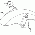 VFR800FI Переднее крыло
