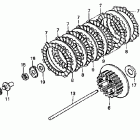 CR250R Сцепление