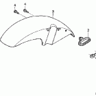 CB750 Переднее крыло