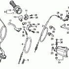 XR100R Рулевые переключатели и троса