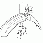 CR125R Переднее крыло