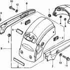 GL1500C Заднее крыло