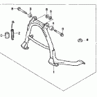 CB750 Подножка центральная