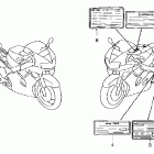 VFR800FI Предупредительные таблички