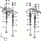 VT600CD Распределительный вал