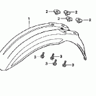 CR80RB Переднее крыло