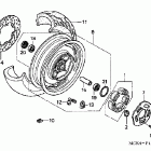 VT1100C2 Заднее колесо