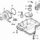 CBR900RR Масляный насос и картер