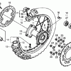 CR125R Заднее колесо