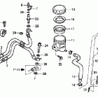 VFR800FI Задний тормозной цилидр