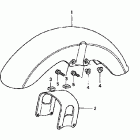 VT750CD Переднее крыло