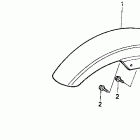 CMX250C Переднее крыло