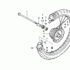 XR100R Переднее колесо