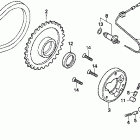 CMX250C Муфта стартера