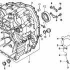 GL1500C Задний кожух картера