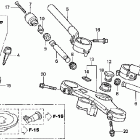 VTR1000F Handlebar @ top bridge 98-00