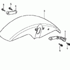 VF750C Переднее крыло