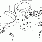 GL1500C Сидение