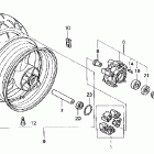 CBR600F4 Rear wheel ('99-'00)