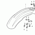 CR250R Переднее крыло