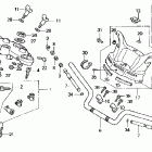 ST1100 Руль и панель переднего номера