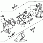 VT1100C Передний тормозной суппорт