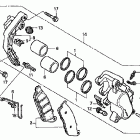 VT750CD Передний тормозной суппорт