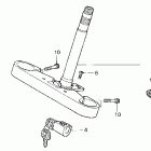 GL1500CF Траверса нижняя