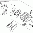 GL1500CF Задний суппорт тормозной