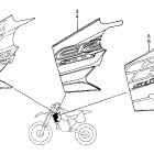 CR500R Наклейки